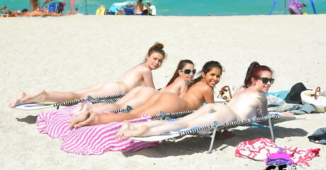 Excellent women Taylor Reed, Kylie Rose and Emma Ryder licking each others pussies during hot lesbian sex 